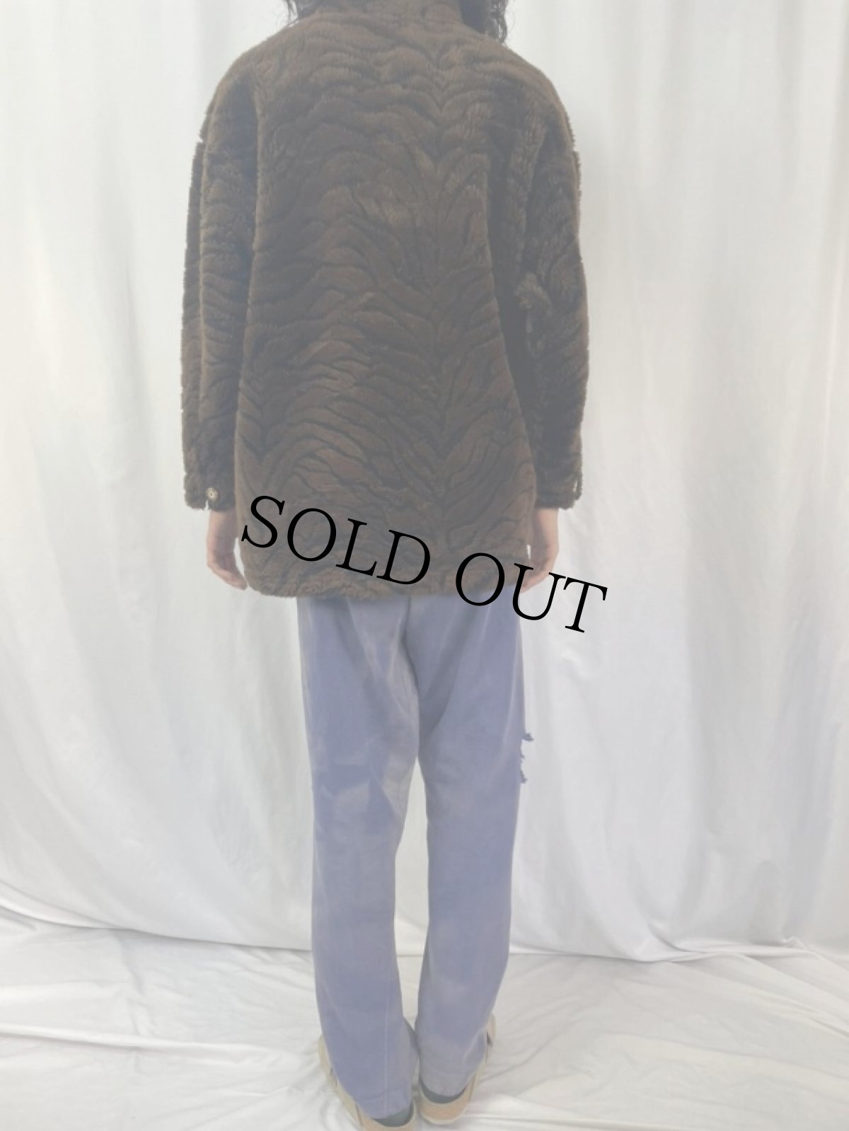 画像4: アニマル柄 フェイクファージャケット (4)