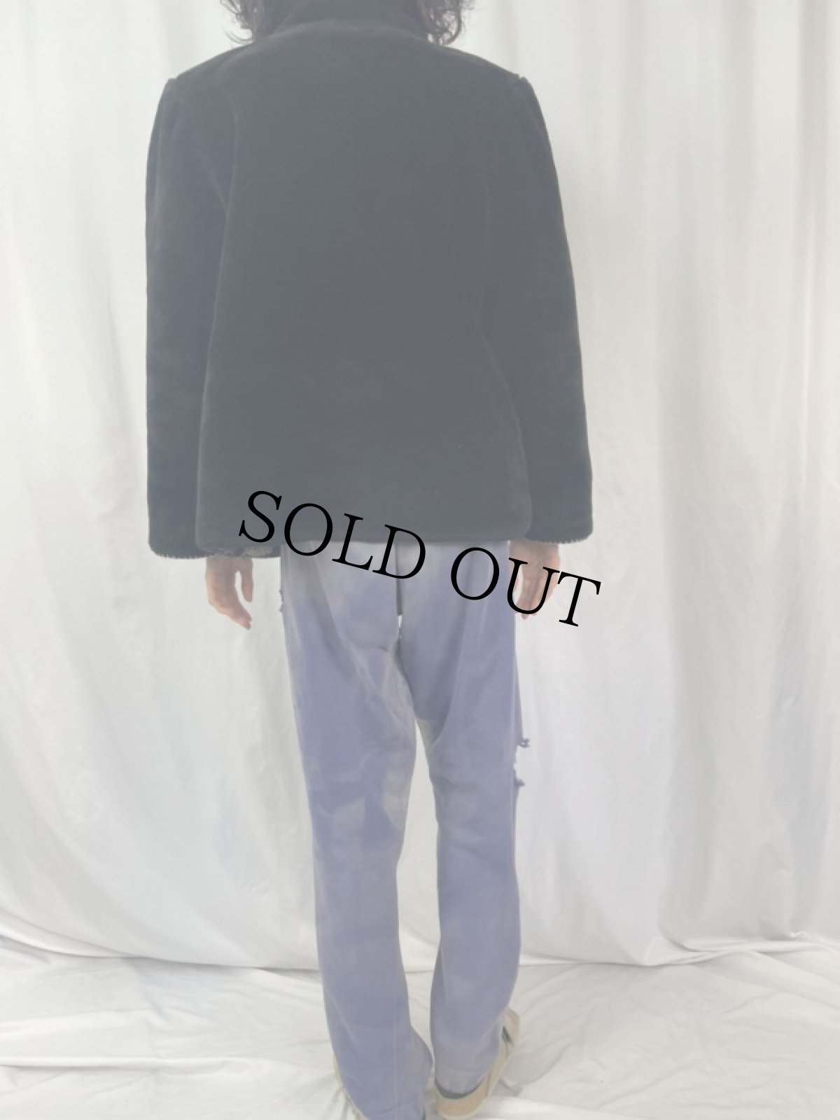 画像4: 馬柄 リバーシブルフェイクファージャケット (4)