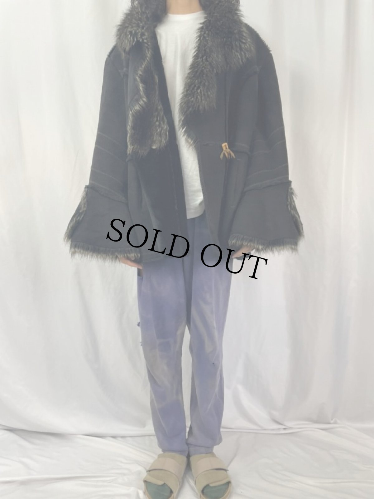 画像2: 90's JONES NEW YORK フェイクスエードジャケット 3X (2)