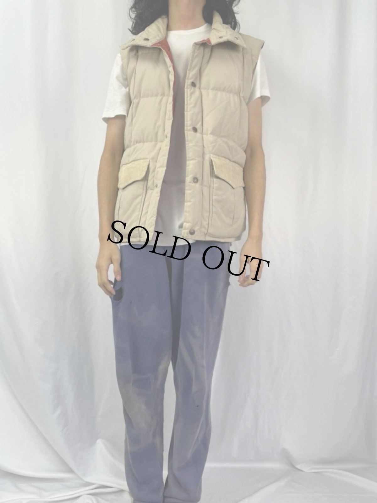 画像3: 〜80's DOWN DESIGNS リバーシブルダウンベスト L (3)