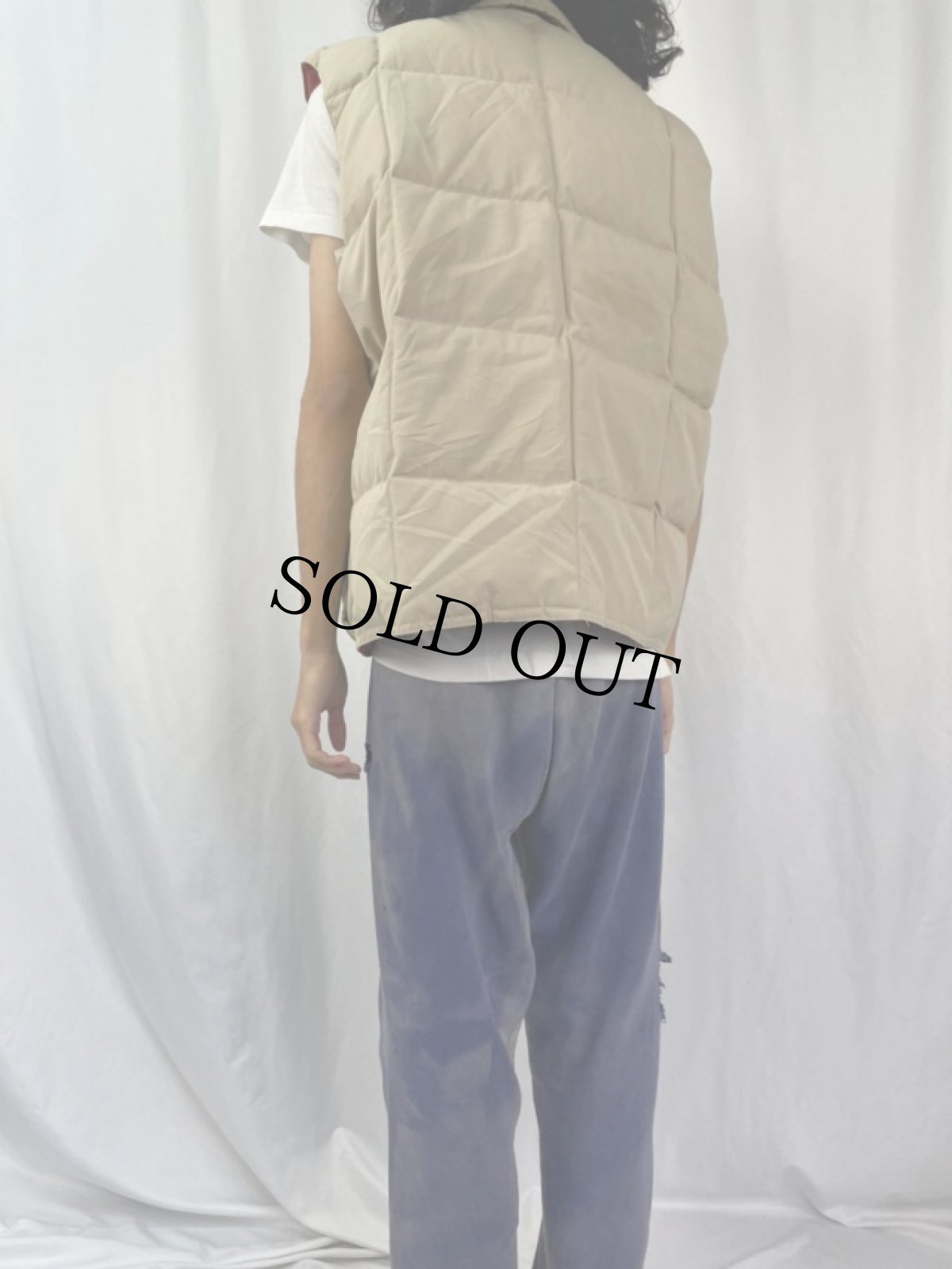 画像5: 〜80's DOWN DESIGNS リバーシブルダウンベスト L (5)
