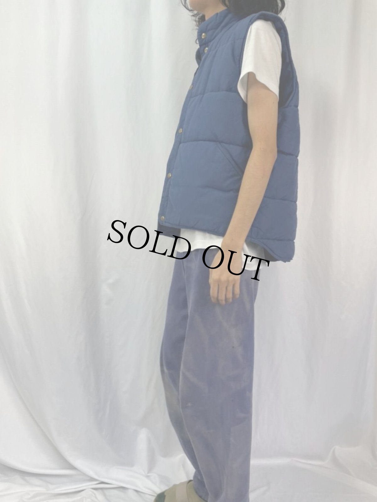 画像4: 80〜90's L.L.Bean USA製 ダウンベスト L (4)