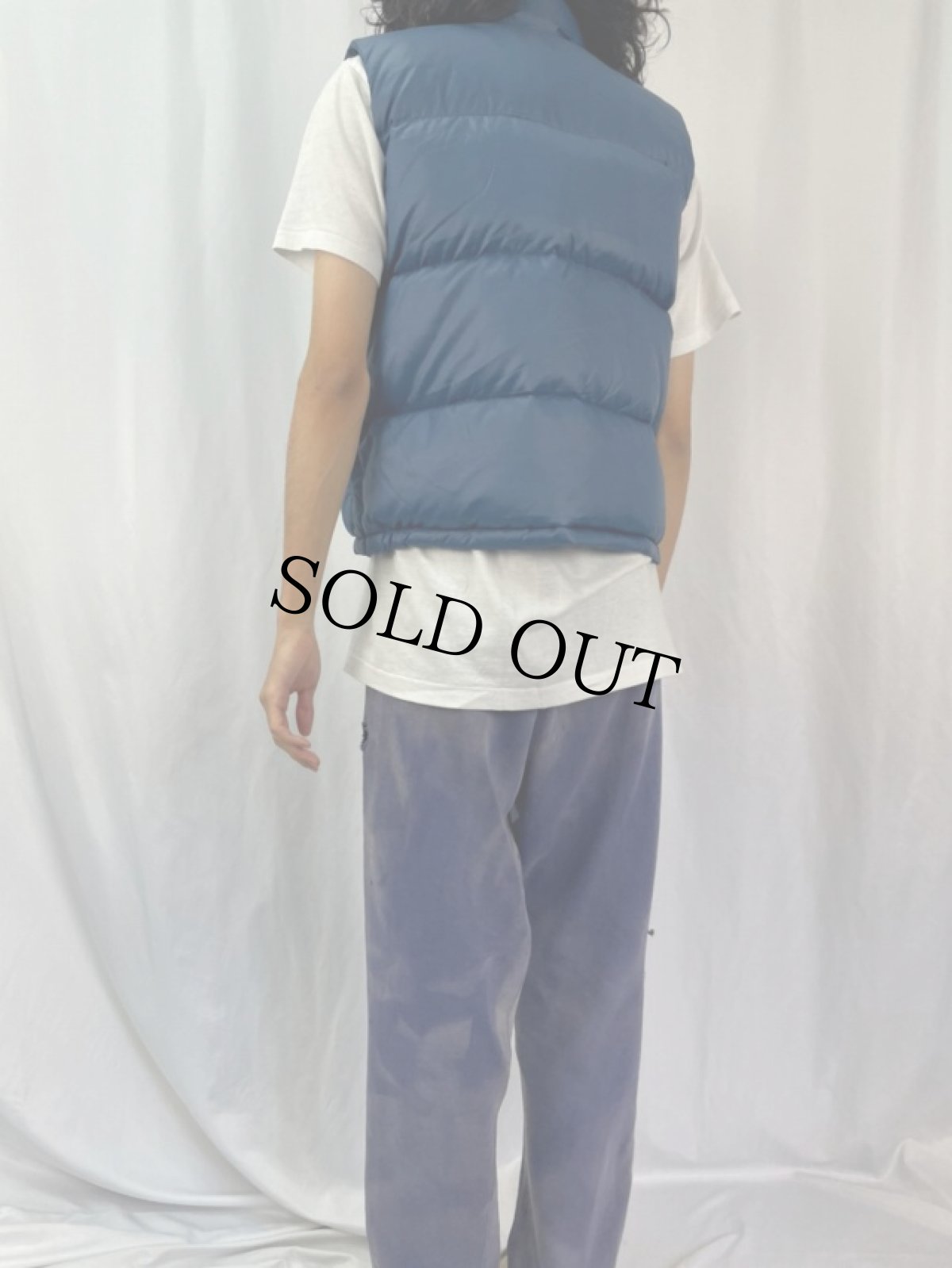 画像4: 80's THE NORTH FACE 茶タグ ダウンベスト S (4)