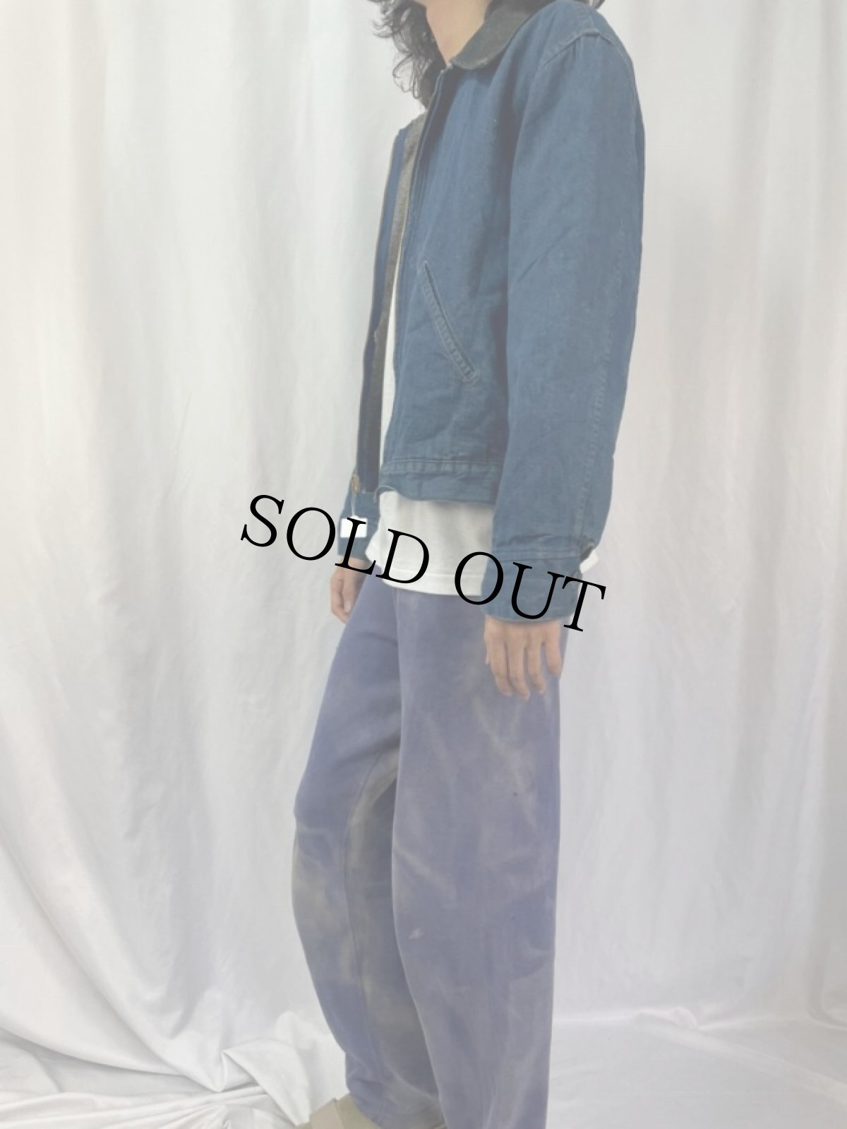 画像3: 70's Sears ブランケット付き デニムカバーオール M (3)