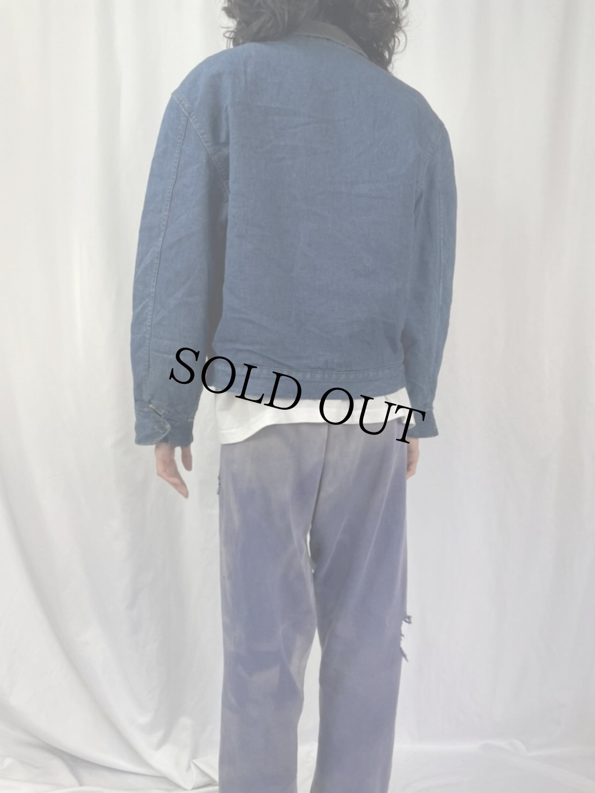 画像4: 70's Sears ブランケット付き デニムカバーオール M (4)