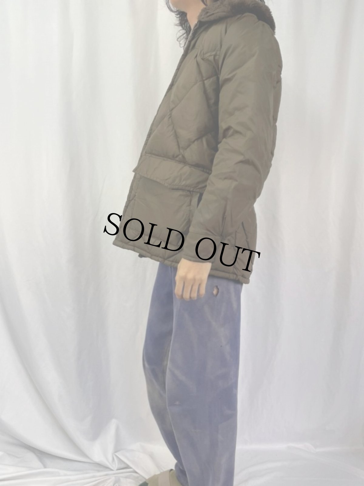 画像3: 70's〜 Schott DOWN 襟ボア ダウンジャケット L (3)