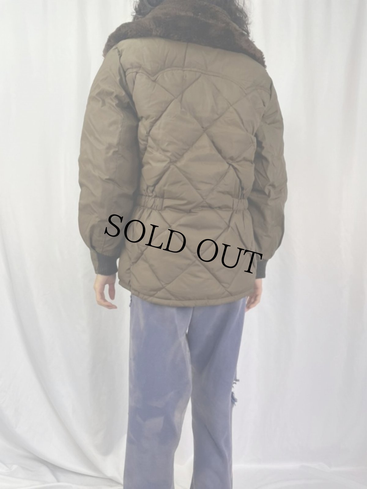 画像4: 70's〜 Schott DOWN 襟ボア ダウンジャケット L (4)