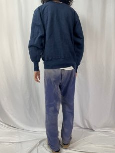 画像4: 90's Champion REVERSE WEAVE USA製 目付き L NAVY (4)