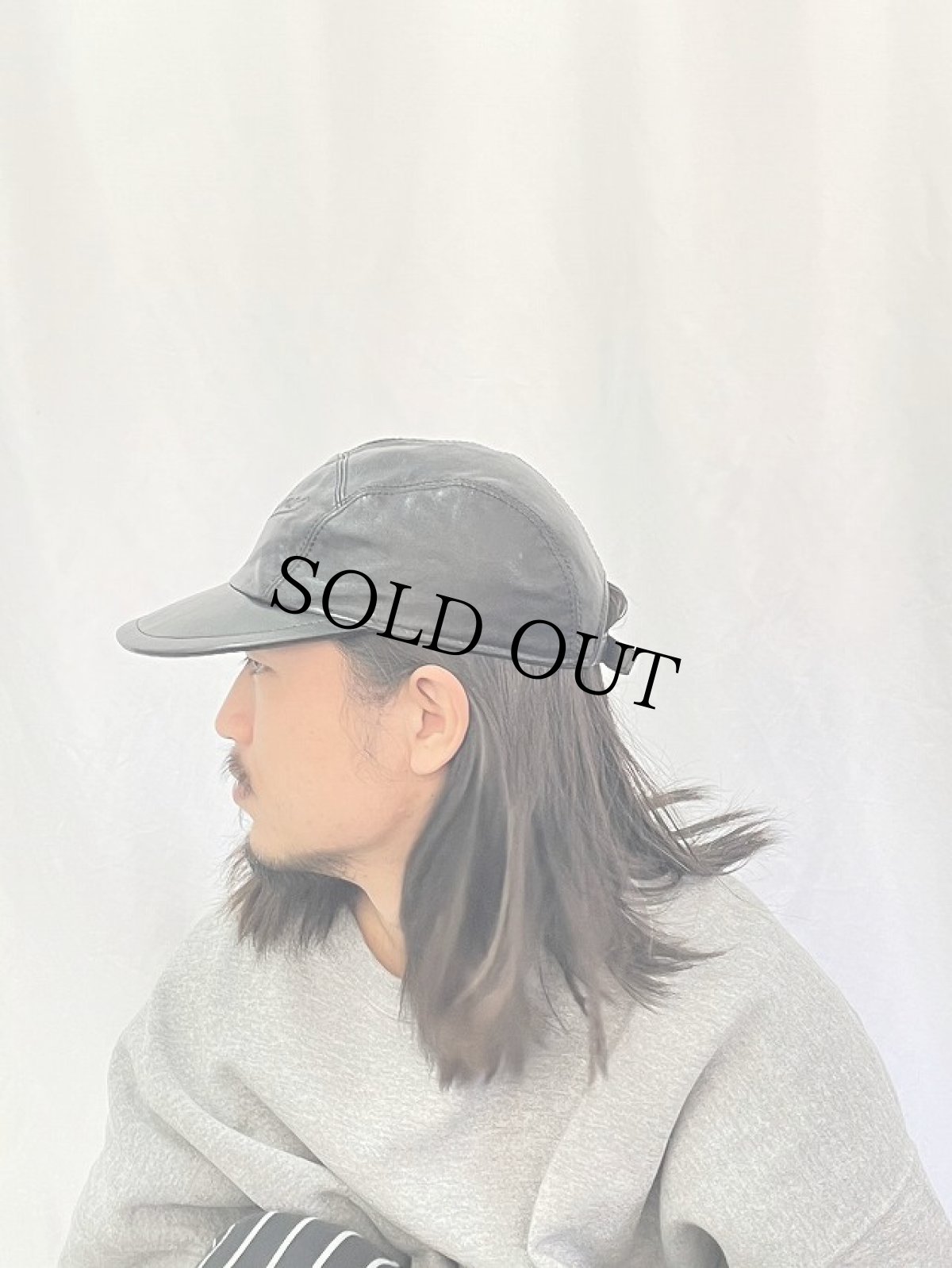 画像3: Borsalino ITALY製 ロゴ刺繍 レザーキャップ (3)