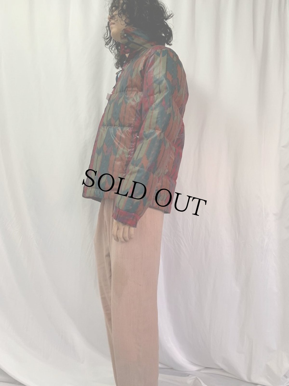 画像3: 総柄 ダウンジャケット SIZE44 (3)