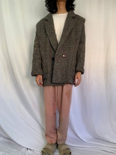 画像2: 70〜80's Sears THEFASHION PLACE CANADA製 ネップ混 デザインジャケット SIZE16 (2)