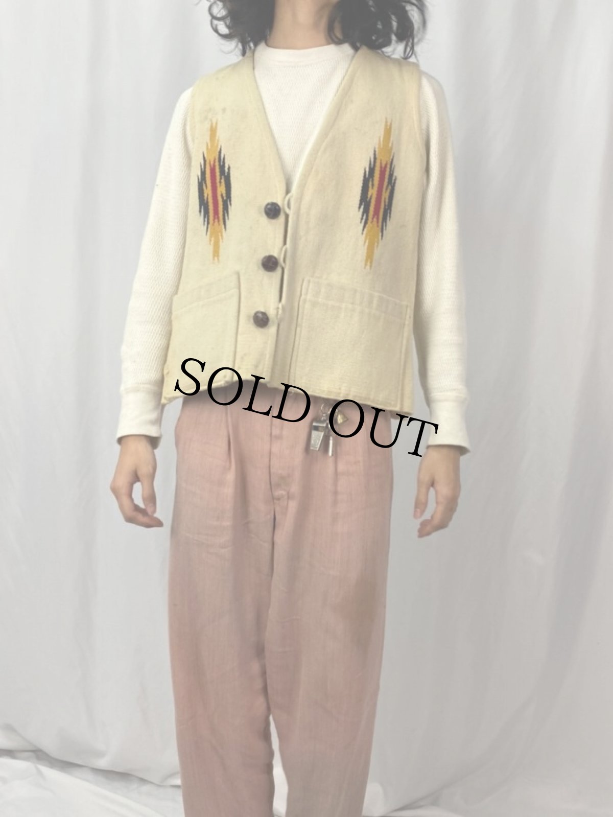 画像2: ORTEGA'S チマヨベスト SIZE42 (2)