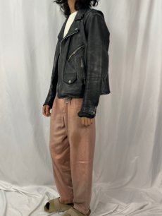 画像3: 〜80's ROCK ダブルライダースジャケット SIZE46 (3)