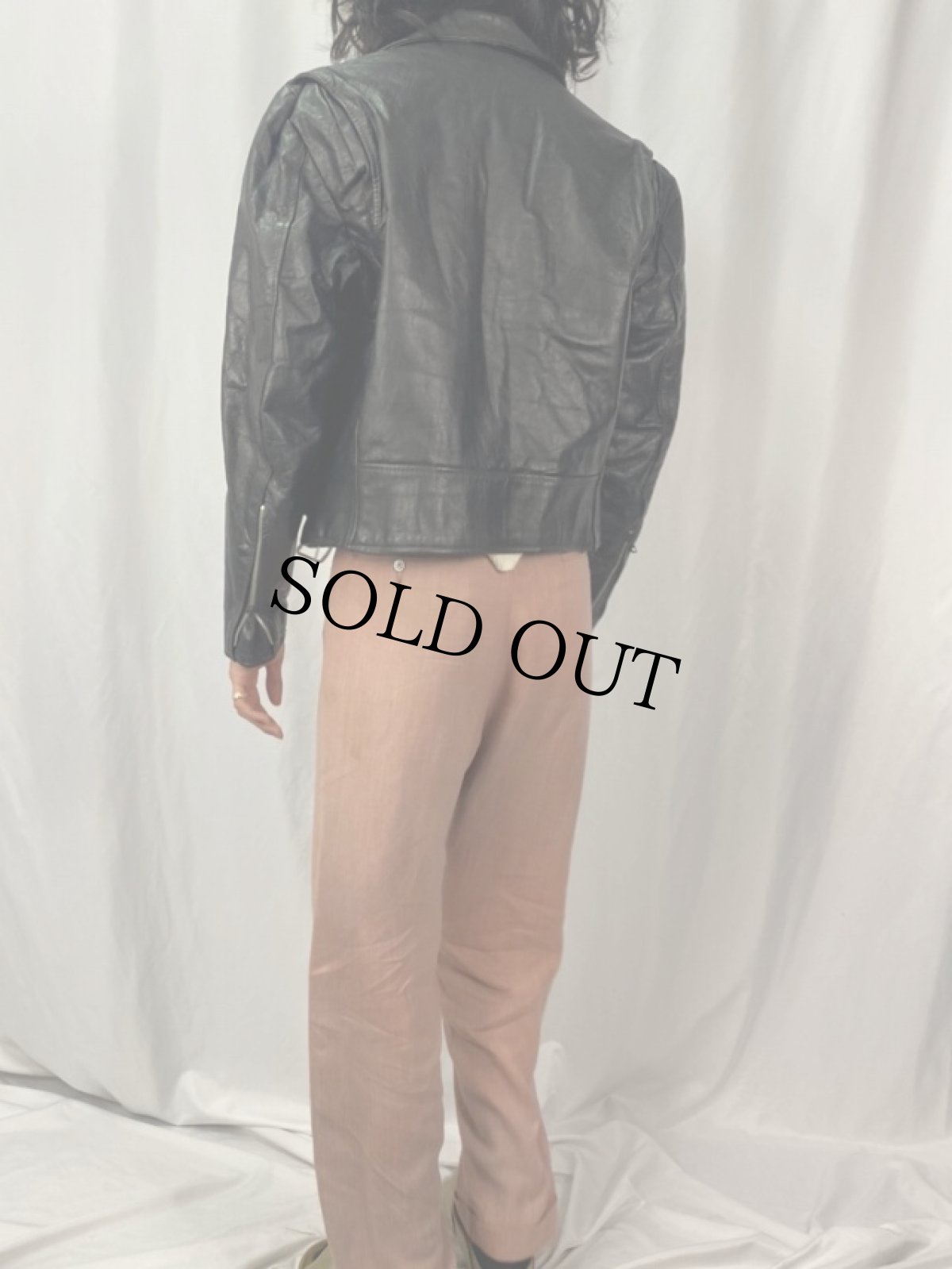 画像4: 70's EXCELLED ダブルライダースジャケット 40R (4)