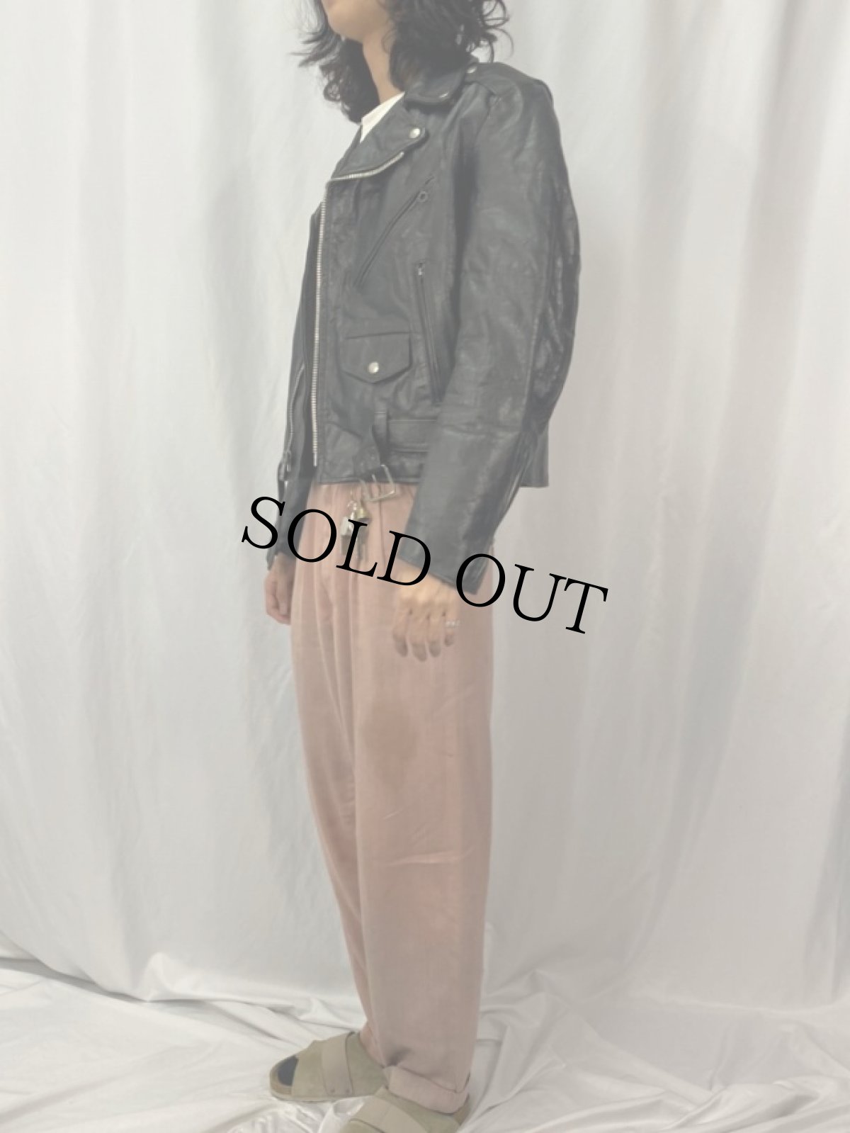 画像3: 70's EXCELLED ダブルライダースジャケット 40R (3)