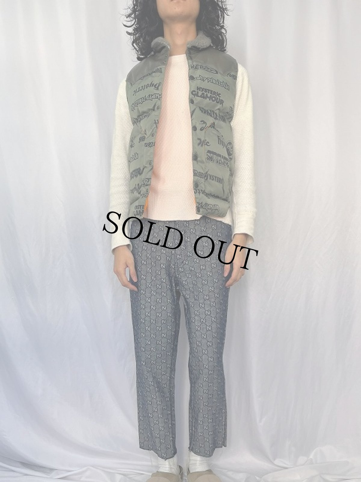 画像2: HYSTERIC GLAMOUR×Rocky Mountain Featherbed メタルロゴダウンベスト SIZE38 (2)