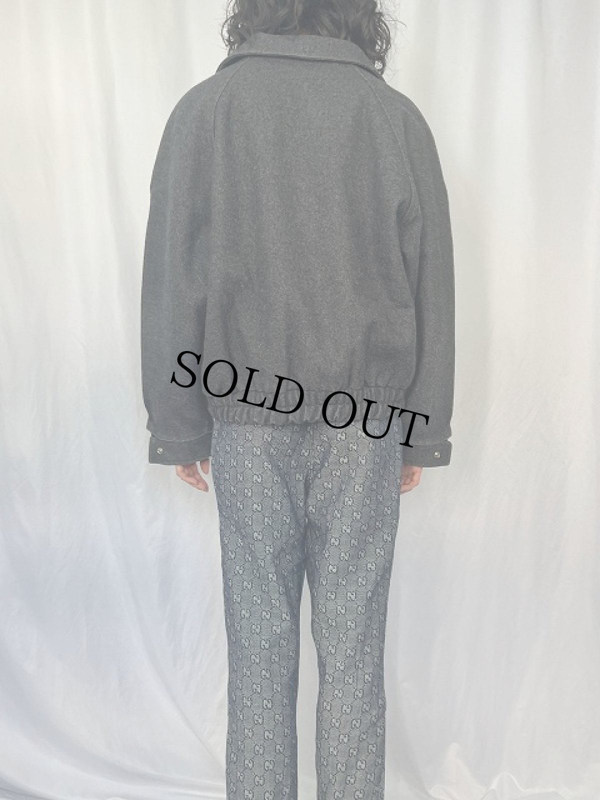 画像4: 80〜90's GIVENCY MONSIEUR ウールジップジャケット SIZE42 (4)