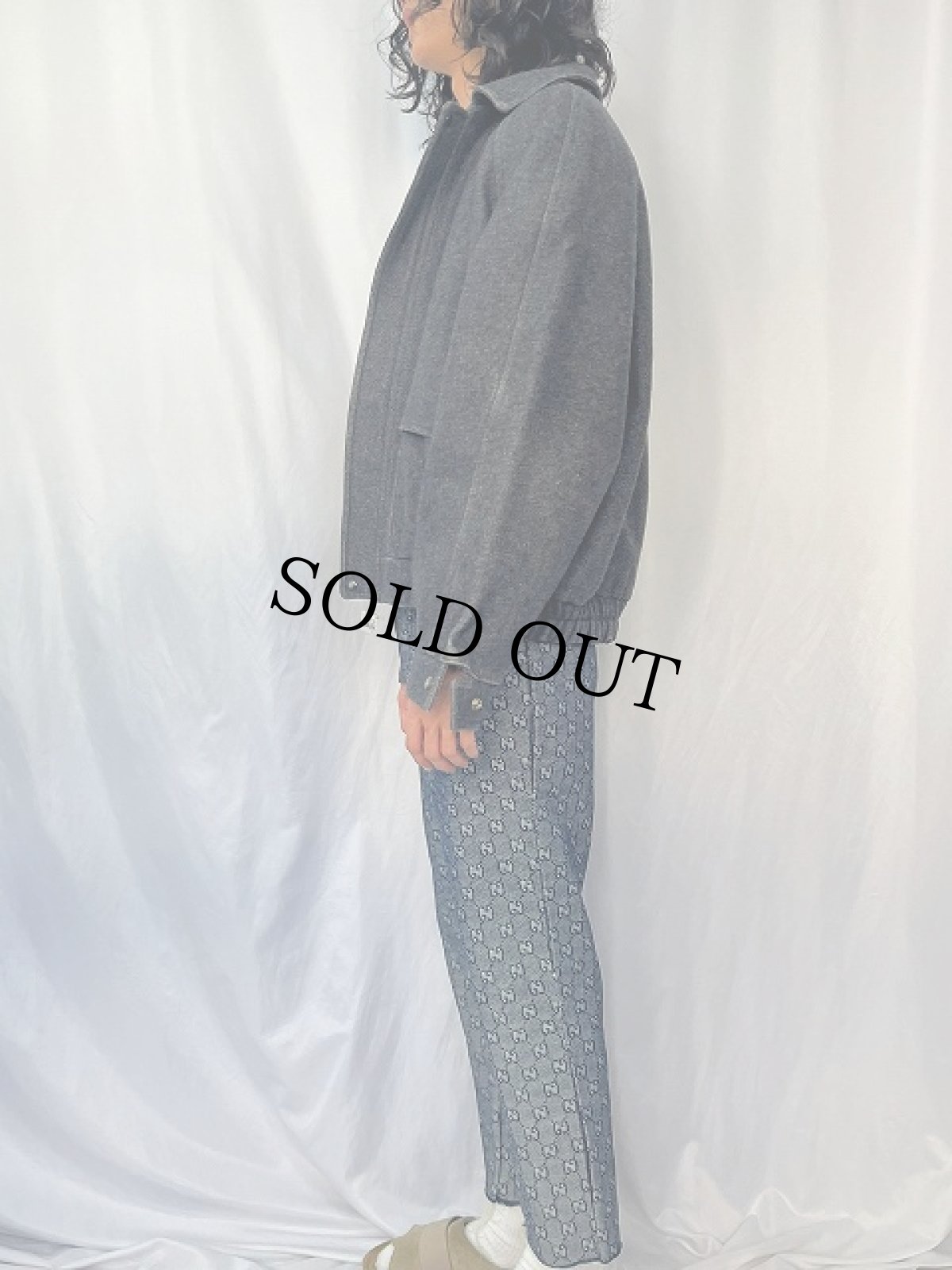 画像3: 80〜90's GIVENCY MONSIEUR ウールジップジャケット SIZE42 (3)