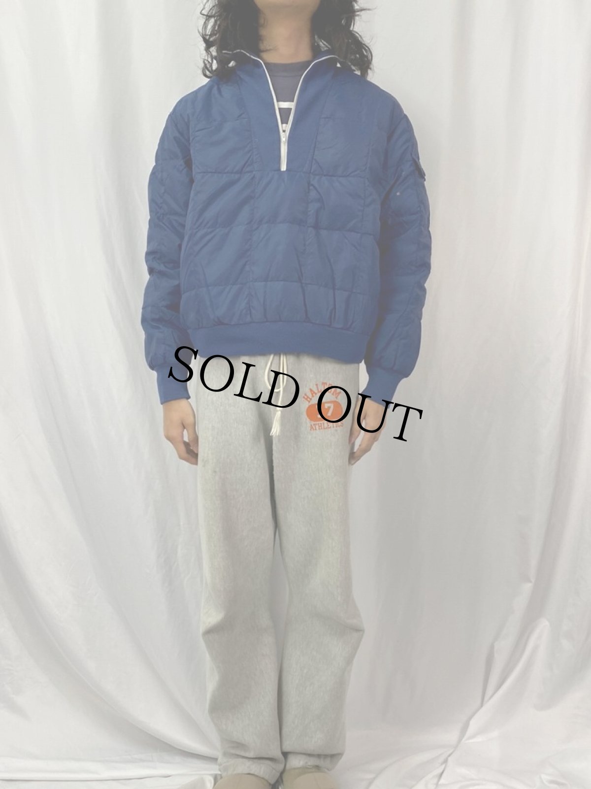 画像2: 80's Eddie Bauer "GOOSE DOWN" プルオーバーダウンジャケット (2)