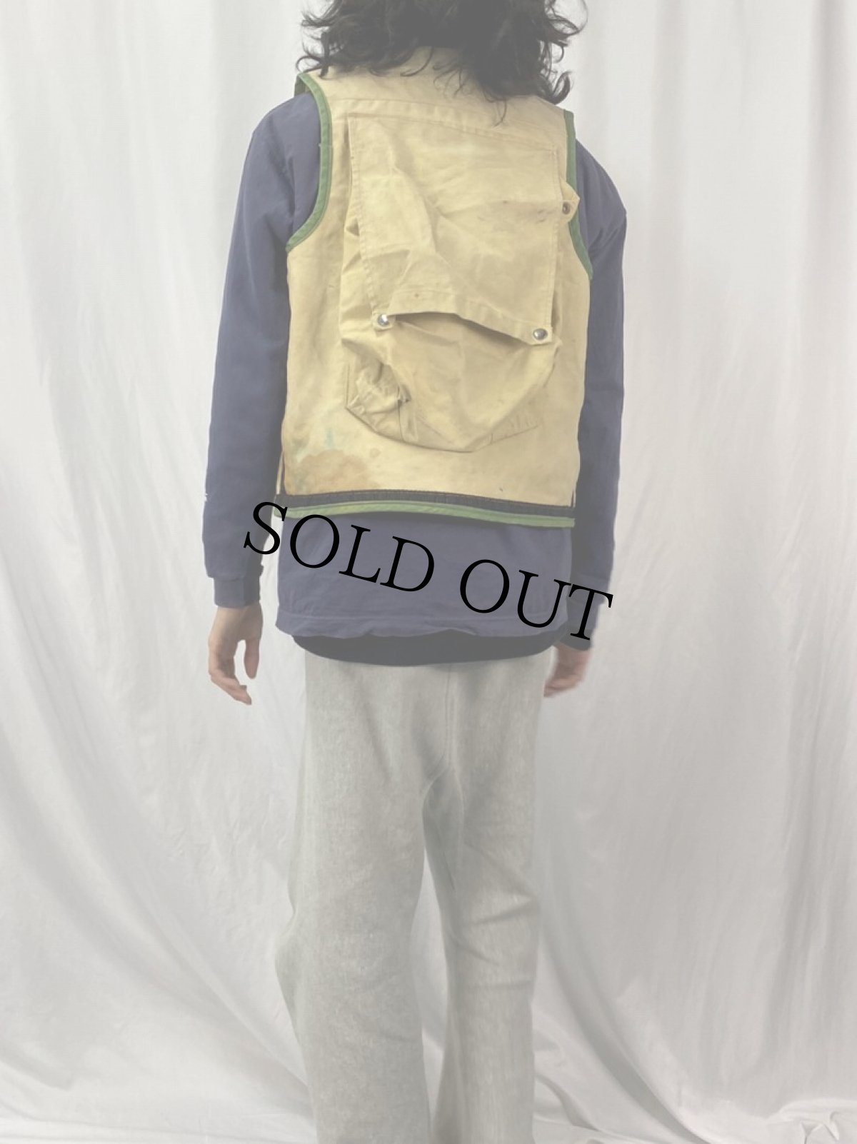 画像4: Ben Meadows Co. ダックワークベスト L (4)