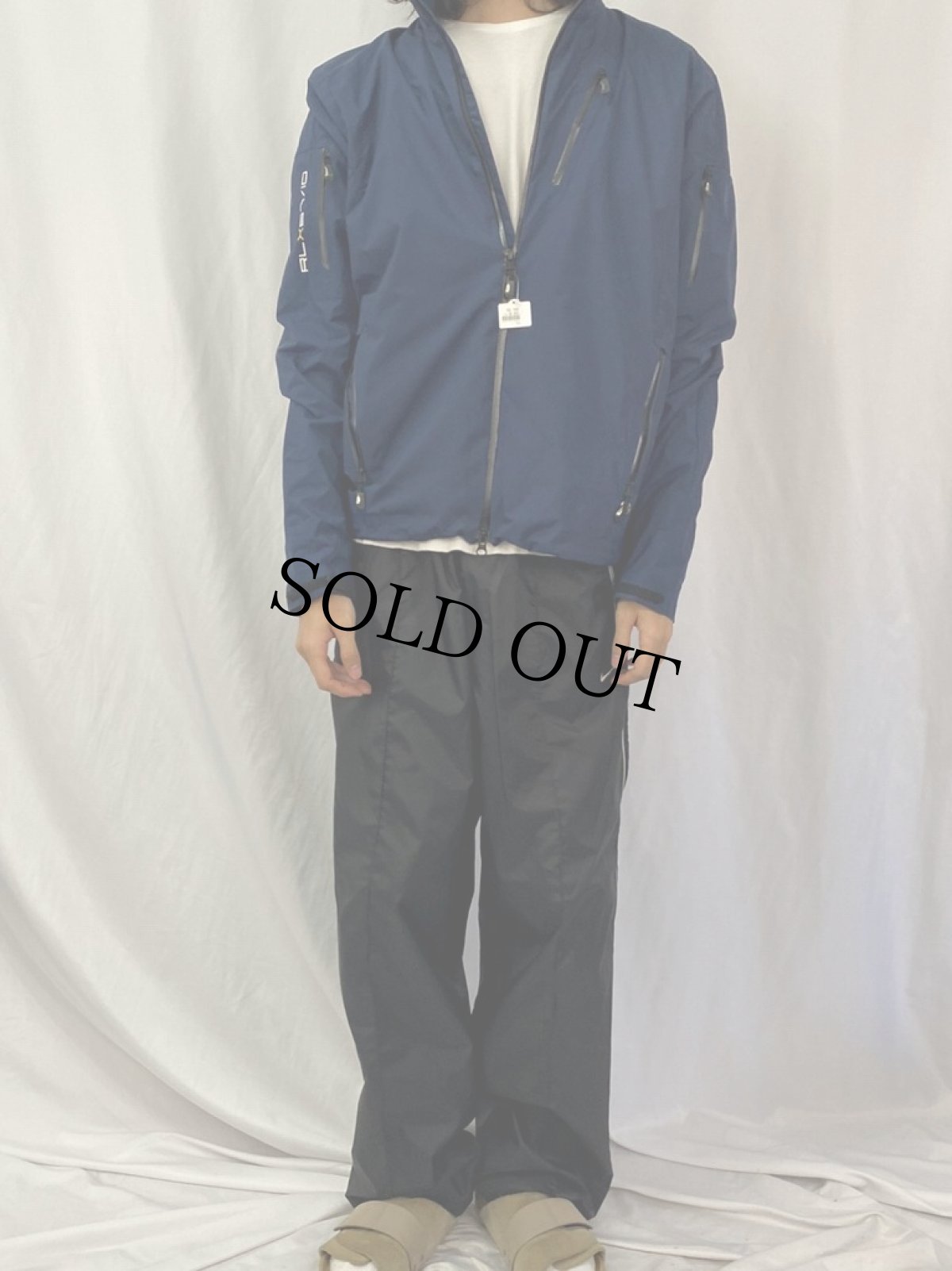 画像2: RLX Ralph Lauren ジップジャケット L NAVY (2)
