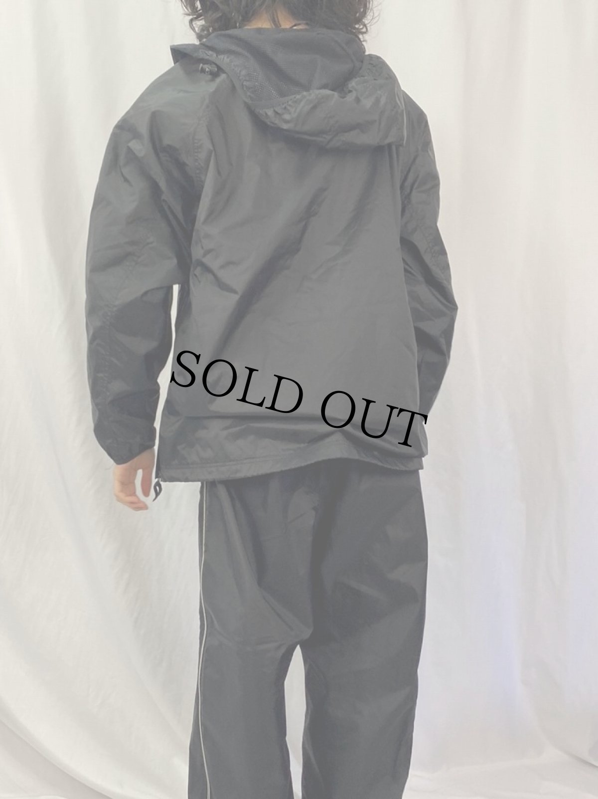 画像4: ten thousand ハーフジップ ナイロンプルオーバージャケット L (4)