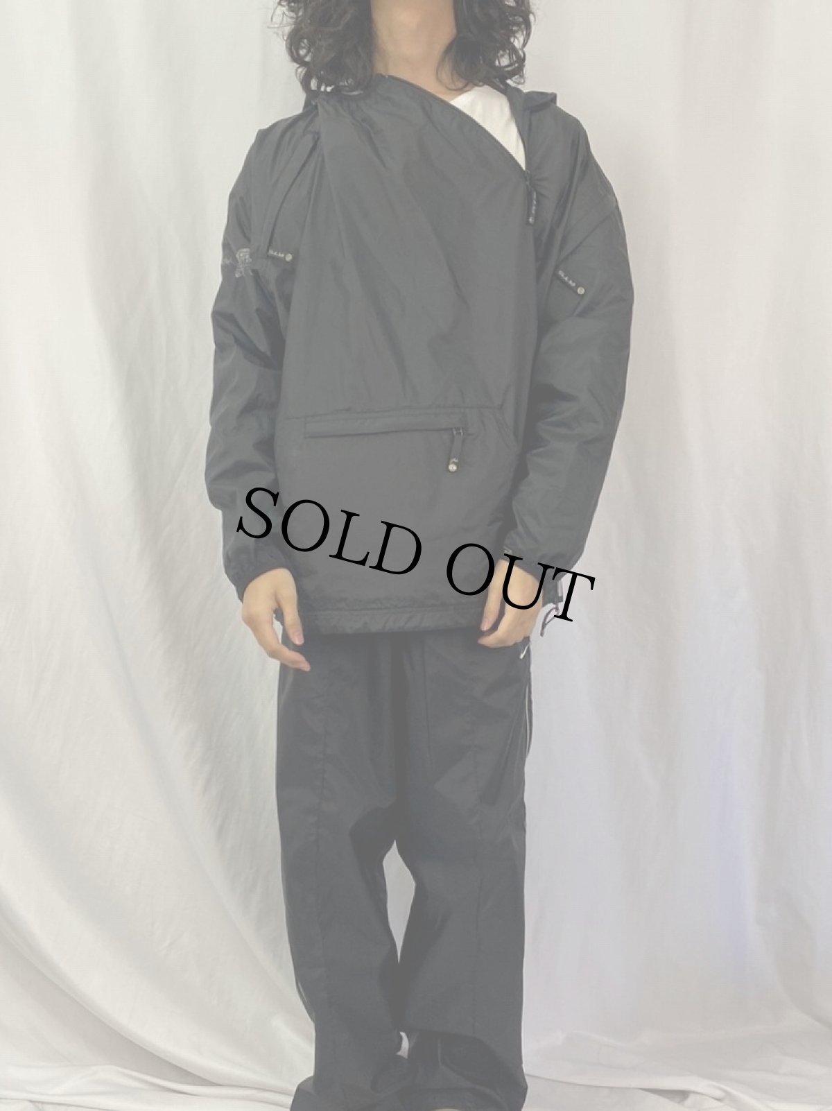 画像2: ten thousand ハーフジップ ナイロンプルオーバージャケット L (2)