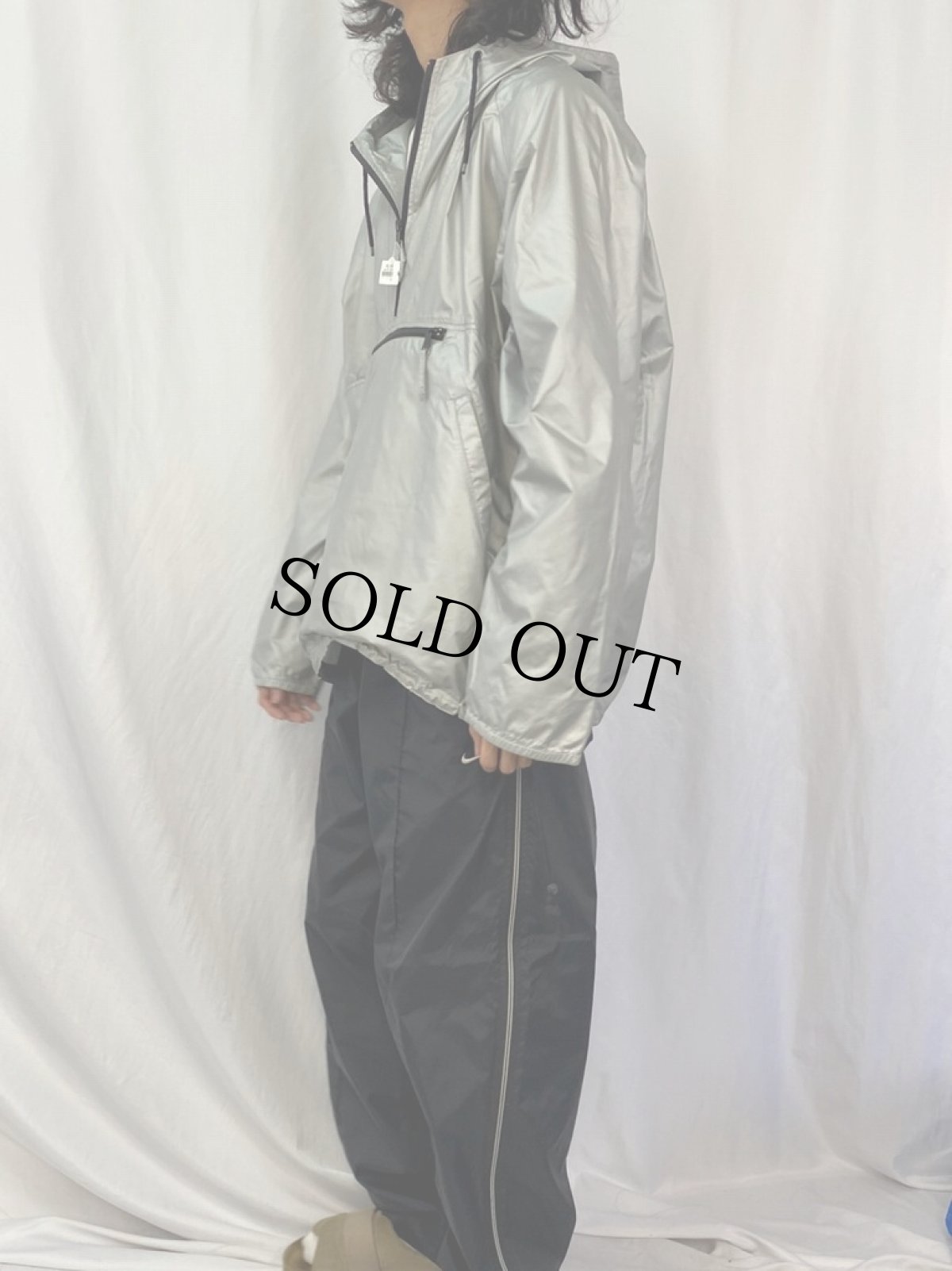 画像3: OLD NAVY ナイロンアノラックパーカー L (3)