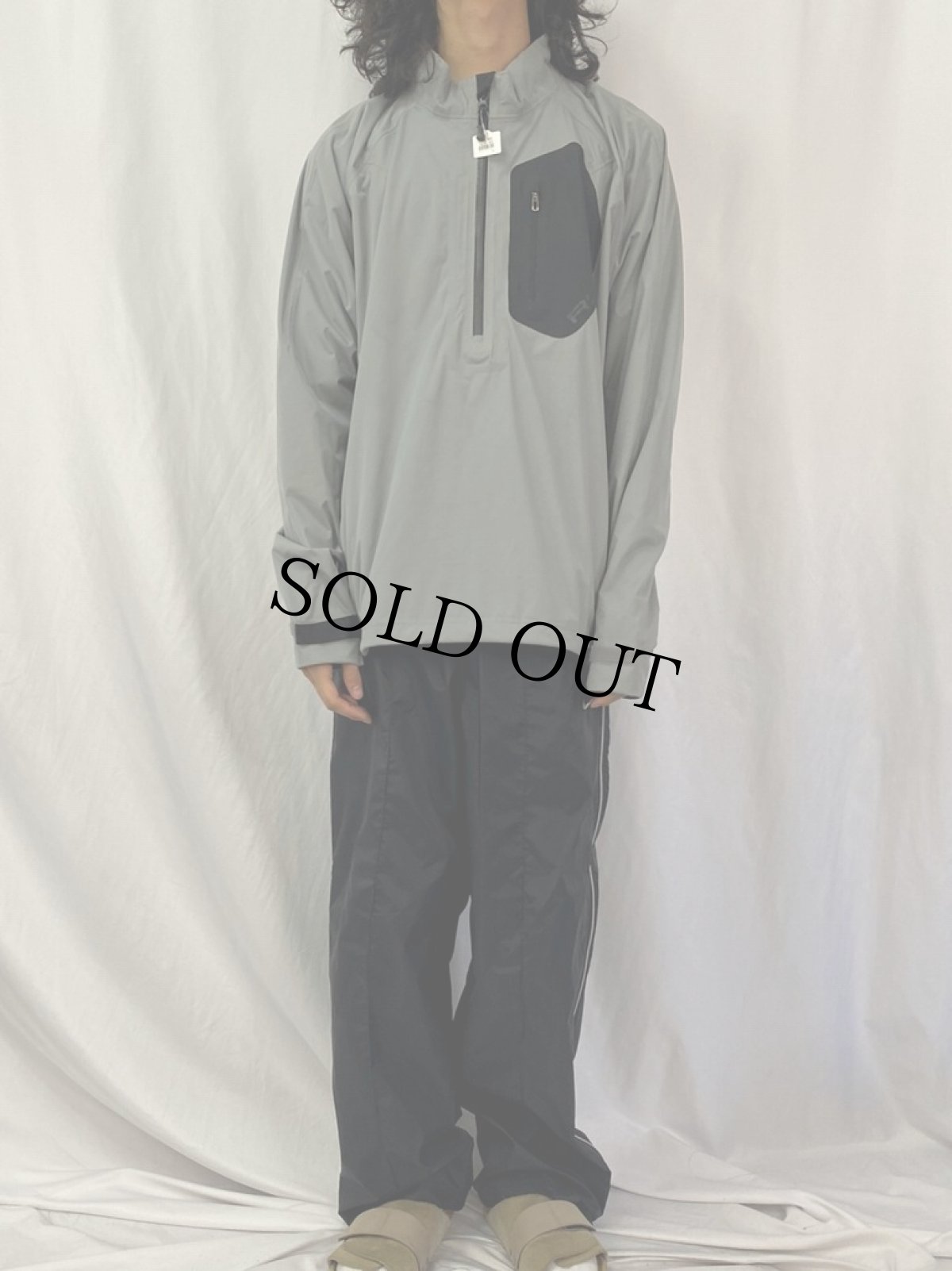 画像2: RLX Ralph Lauren ハーフジッププルオーバージャケット XXL (2)