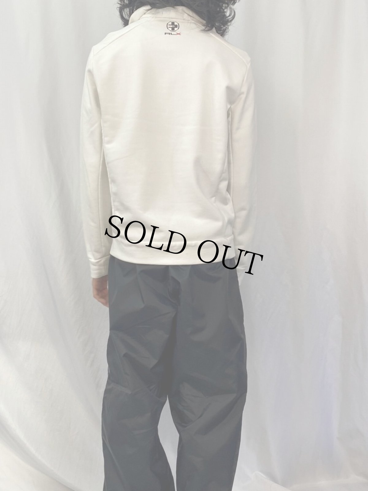 画像4: RLX Ralph Lauren ハイネックハーフジップスウェット M (4)