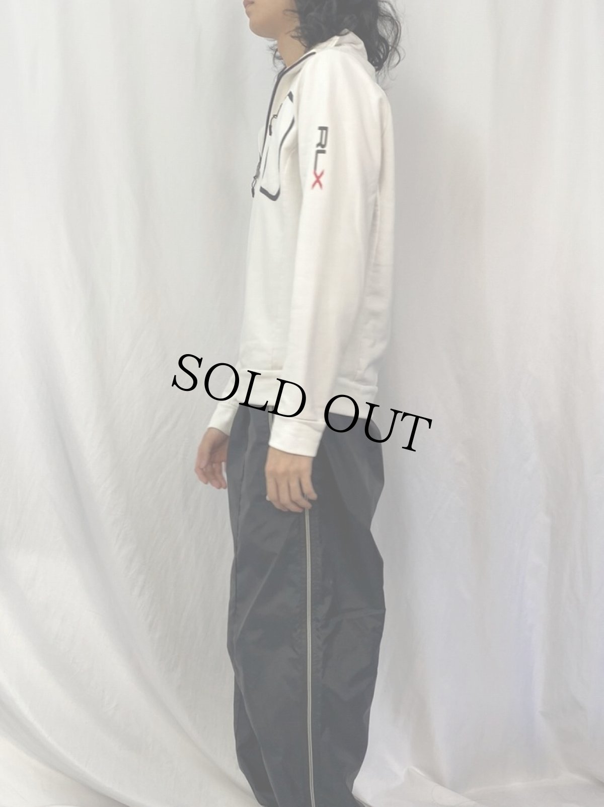 画像3: RLX Ralph Lauren ハイネックハーフジップスウェット M (3)