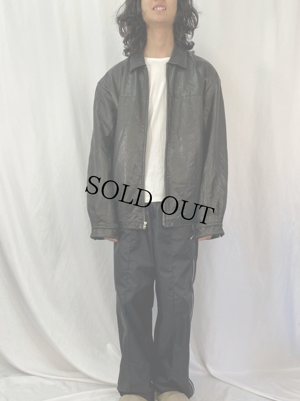 画像2: WILSONS LEATHER ライナー付き レザージャケット XLT (2)