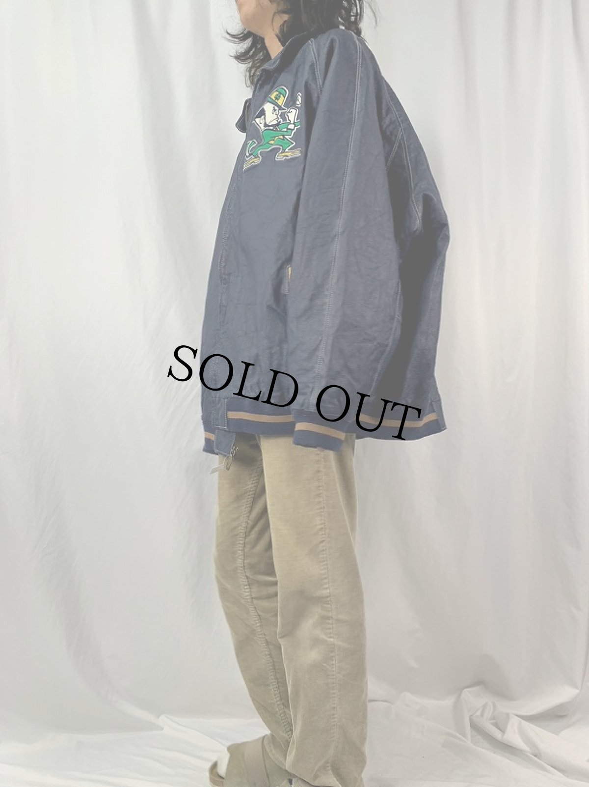 画像3: G-III SPORTS By Carl Banks "Notre Dame Fighting Irish" レザースタジャン 6XL (3)