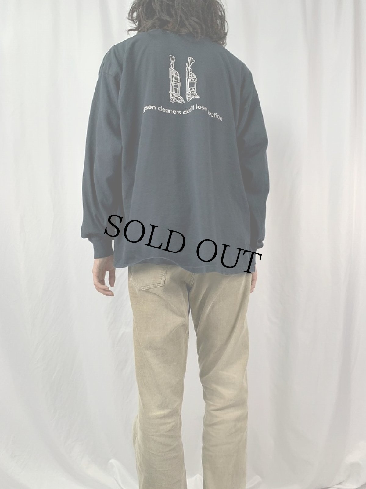 画像5: dyson "cleaners don't lose suction" 家電メーカー ロゴプリントロンT 2XL (5)