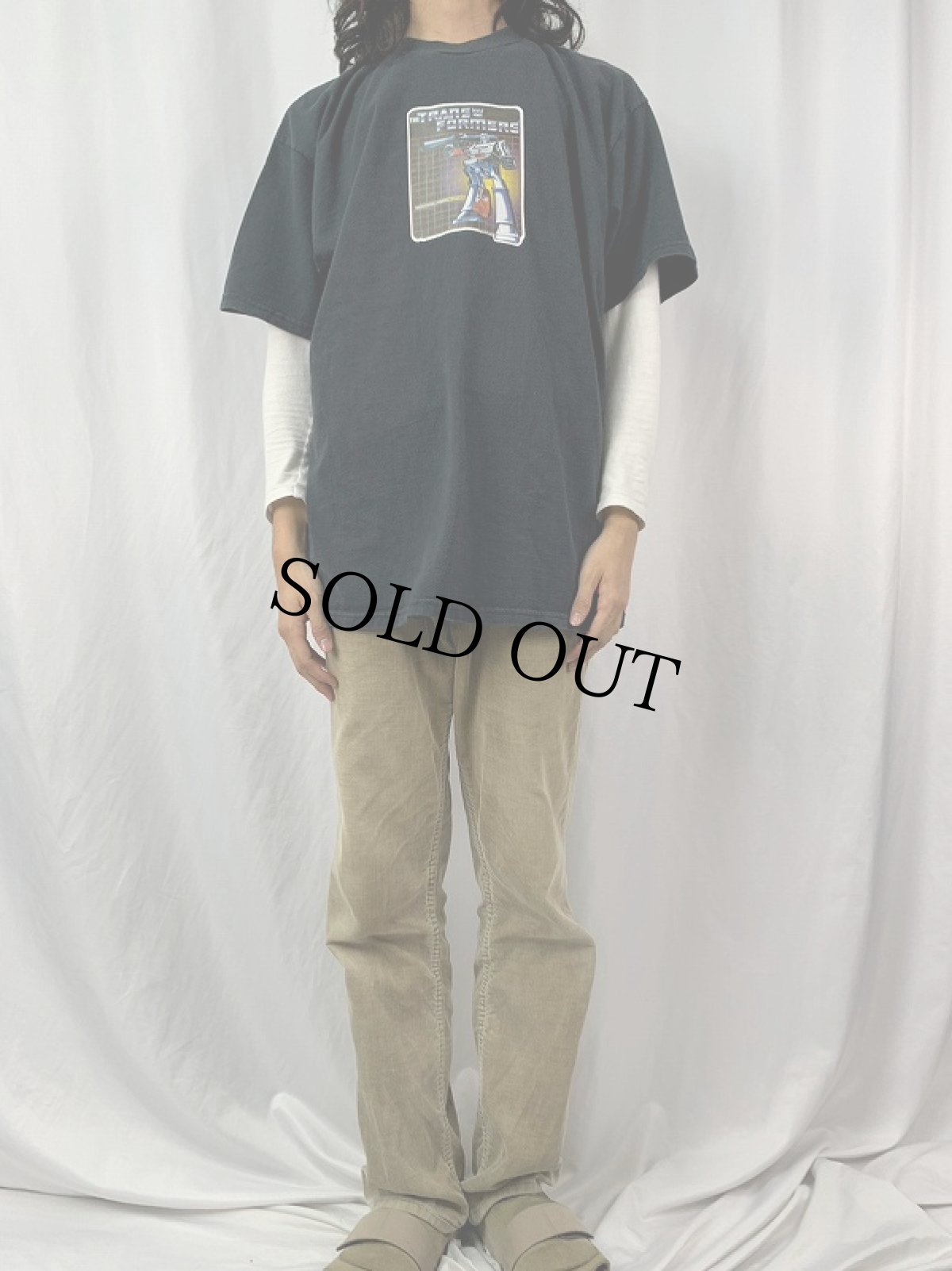 画像2: 90's TRANS FORMERS キャラクターTシャツ XL (2)