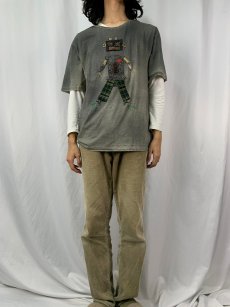 画像2: PRADA ITALY製 ロボットTシャツ  (2)