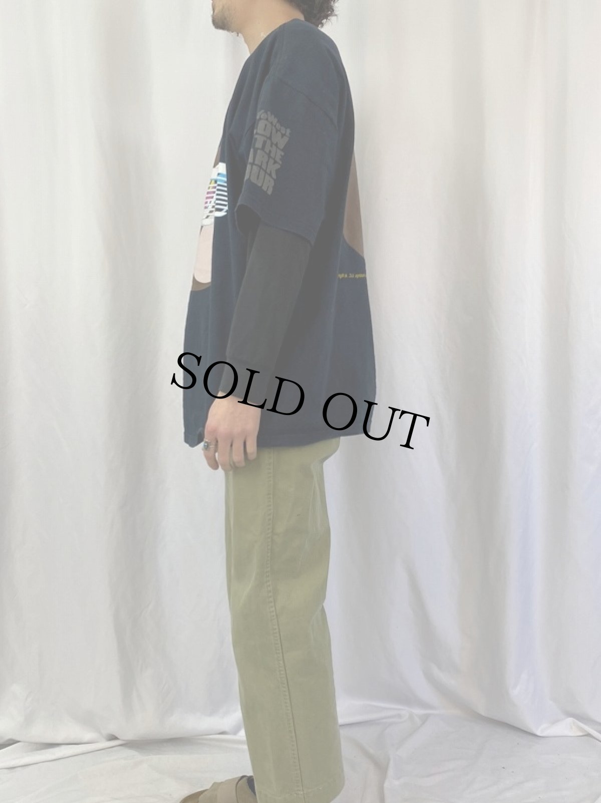 画像3: Kanye West GLOW IN THE DARK TOUR ヒップホップTシャツ XL (3)