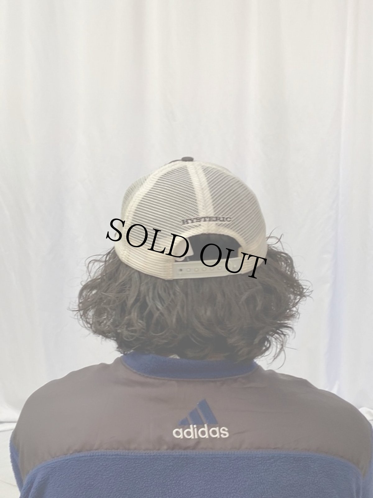 画像3: 17AW SUPREME × HYSTERIC GLAMOUR USA製 ロゴ刺繍 スナップバックメッシュキャップ (3)