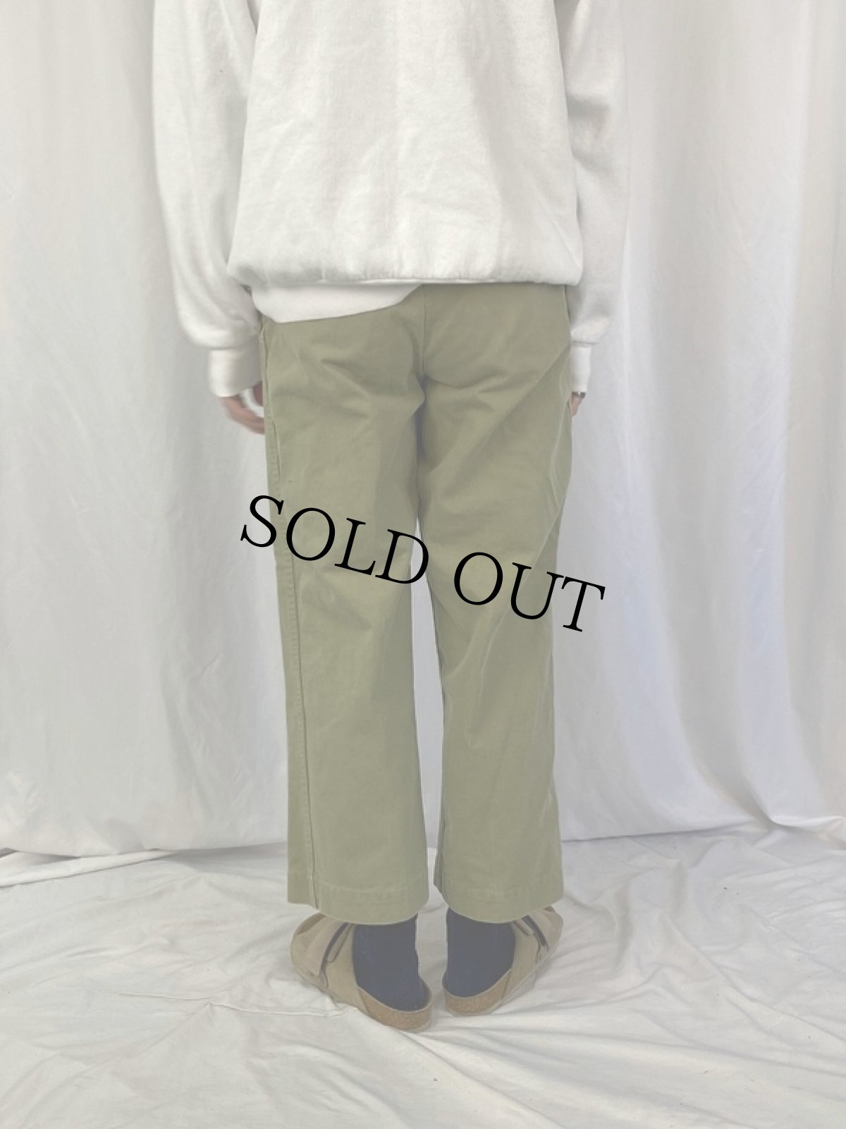 画像4: 60's Canadian Army ワークトラウザーズ W29 (4)