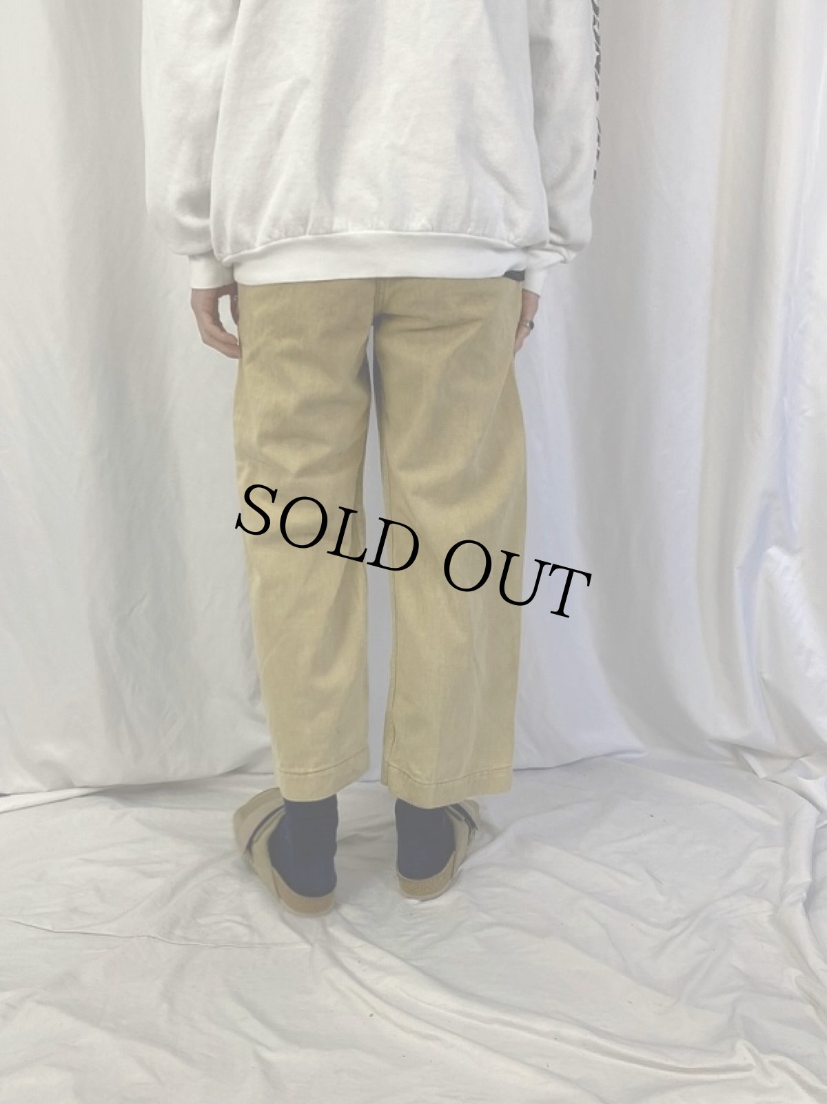 画像4: 40's Canadian Army ワークトラウザーズ W27 (4)