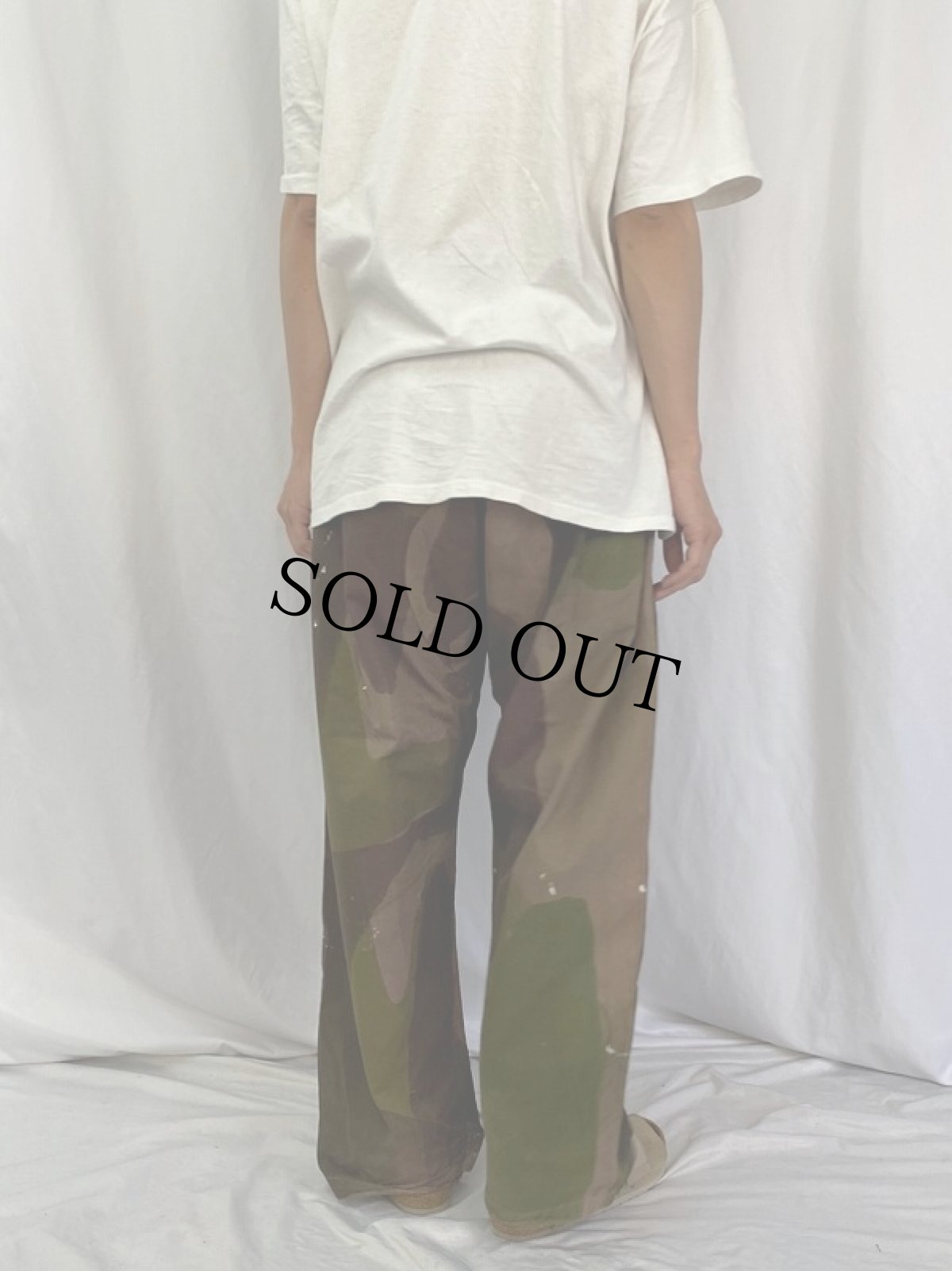 画像4: 40's BRITISH ARMY "SAS" 特殊空挺部隊 ブラッシュストロークカモ トラウザーズ (4)