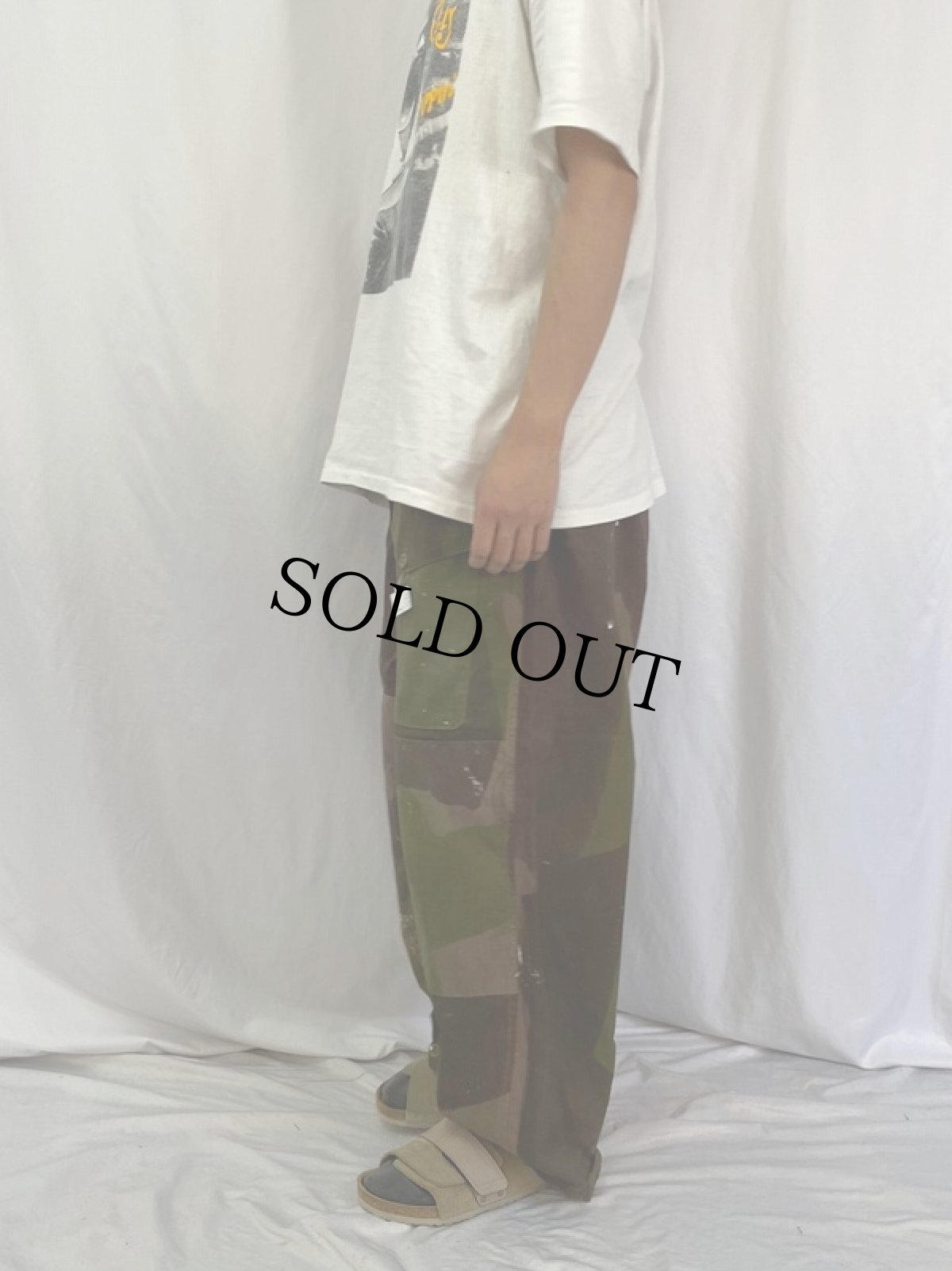 画像3: 40's BRITISH ARMY "SAS" 特殊空挺部隊 ブラッシュストロークカモ トラウザーズ (3)