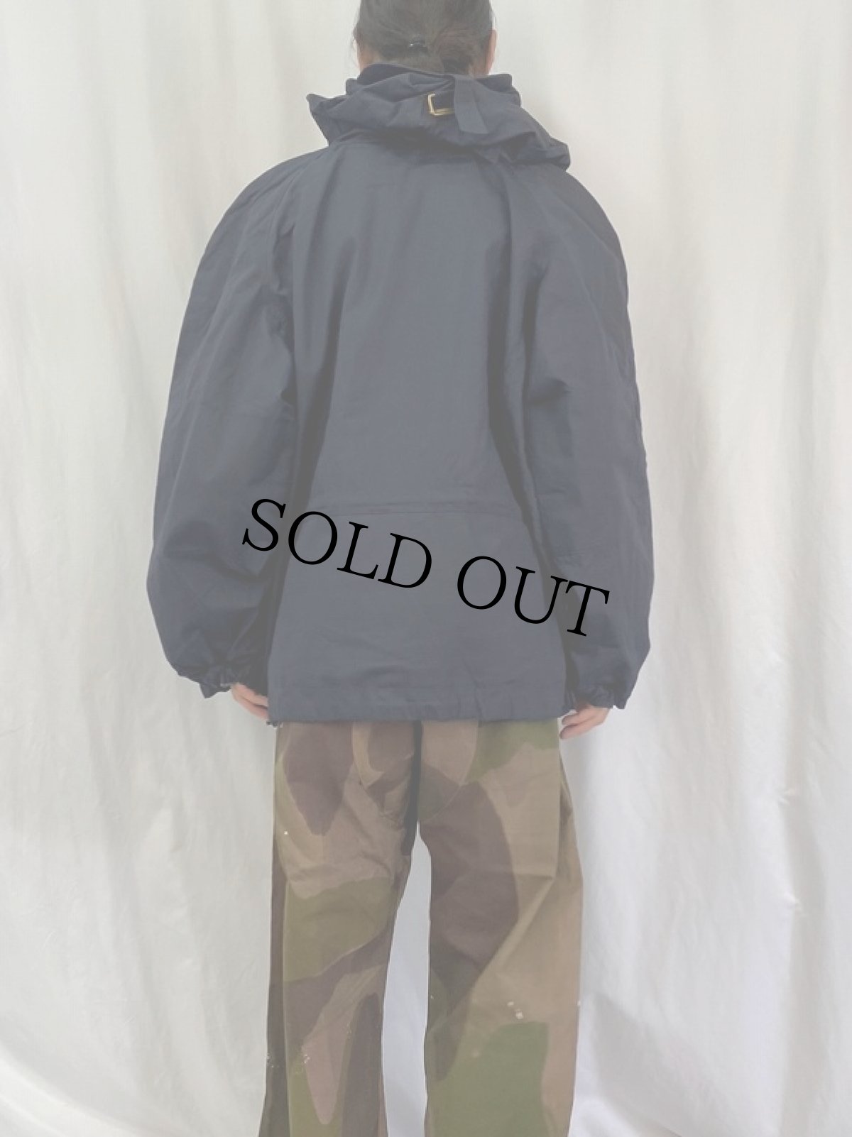 画像4: 90's ROYAL NAVY ベンタイルコットン ウィンドプルーフ スモック M DEADSTOCK NAVY (4)