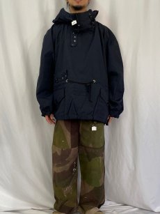 画像2: 90's ROYAL NAVY ベンタイルコットン ウィンドプルーフ スモック M DEADSTOCK NAVY (2)