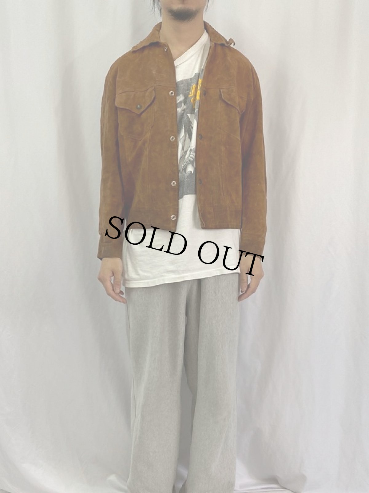 画像2: 60's L.L.Bean 筆記体タグ スエードレザージャケット SIZE40 (2)