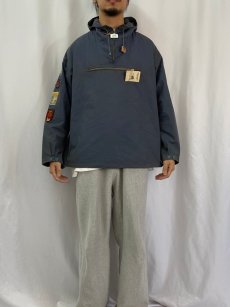 画像2: 50's PROTECTOR Switzerland製 パッチ付き ベンタイルスモック NAVY (2)