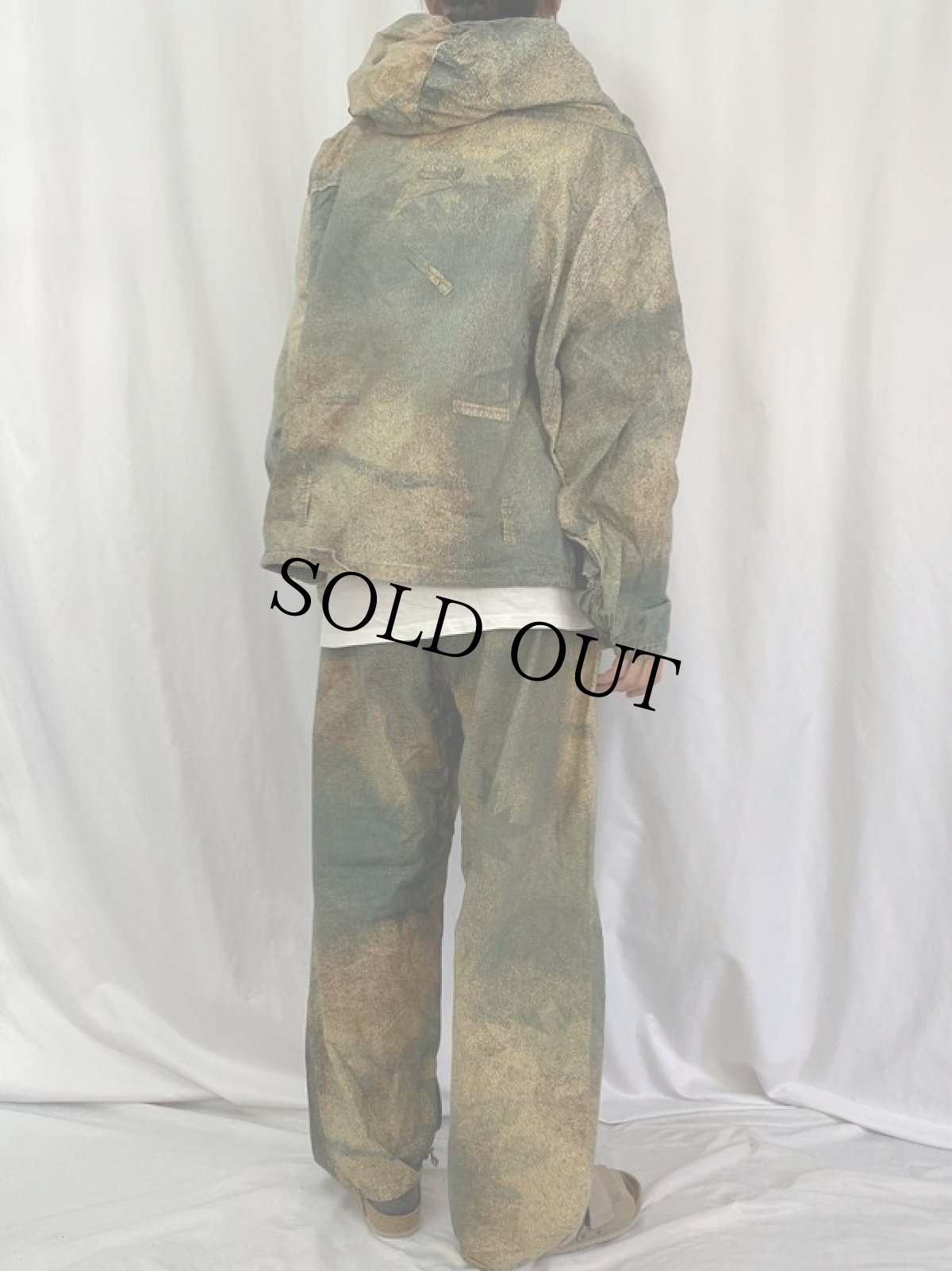 画像6: 70's YUGOSLAVIA  ARMY "マイクロダットパターン" スナイパーカモ リバーシブル SETUP (6)