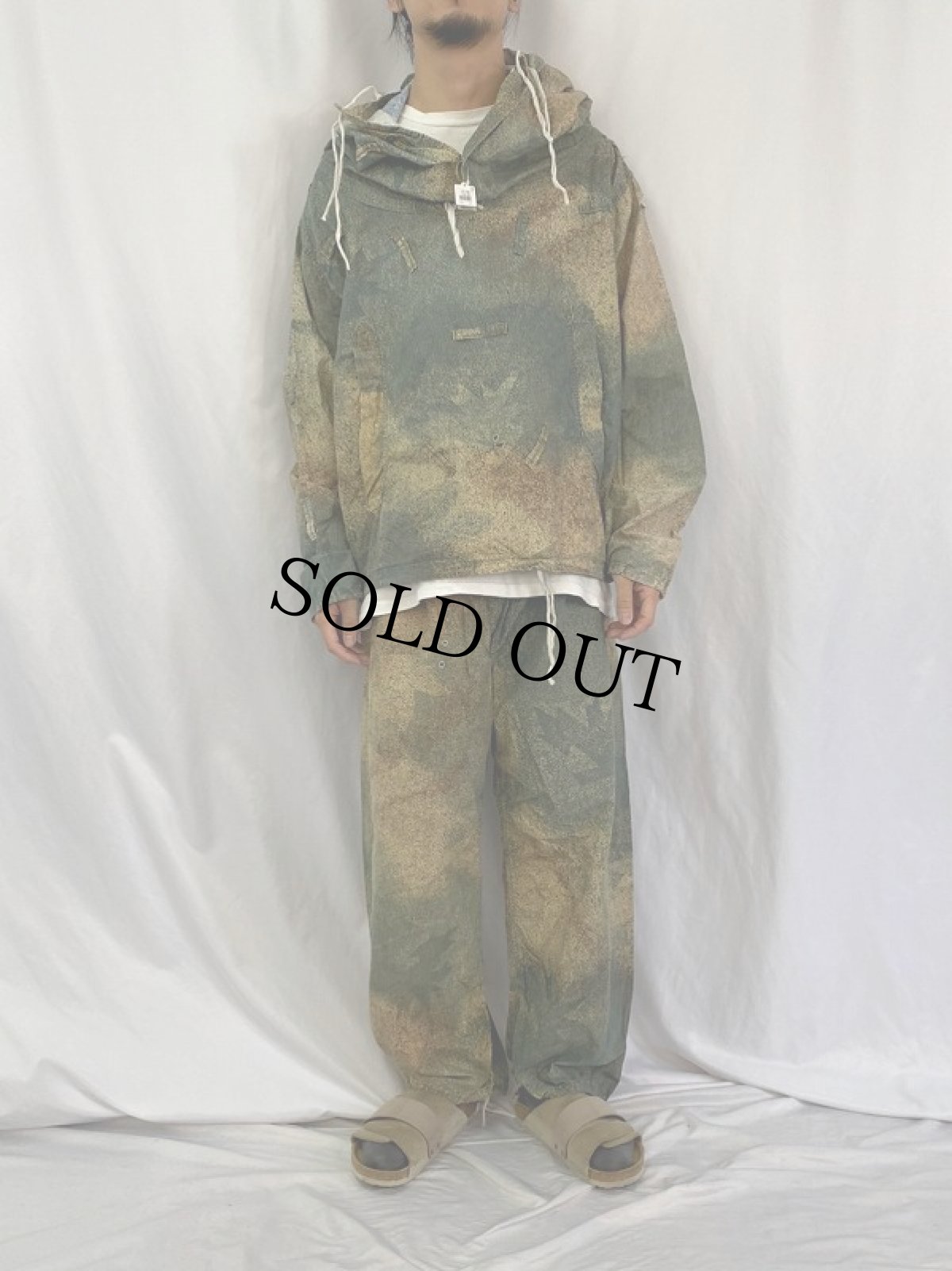 画像4: 70's YUGOSLAVIA  ARMY "マイクロダットパターン" スナイパーカモ リバーシブル SETUP (4)