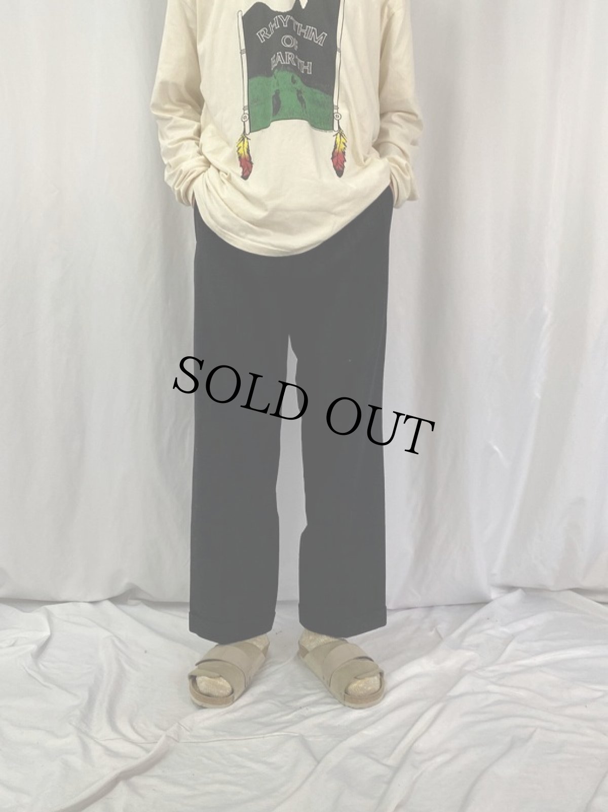 画像2: 50's ツータックウールスラックス S (2)