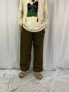 画像2: 50's CANADIAN ARMY バトルドレスパンツ SIZE5 (2)